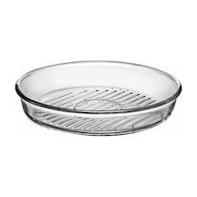 Borcam Grill Yuvarlak Tepsi 1.7 Lt Şeffaf