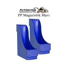 Plastik Magazinlik Mavi 2 Adet Plastik Kutu Klasörü Magazinlik A4 Dosya Ve Masa Düzenleyici Sınıf Ev Ofis
