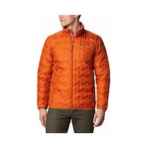 Columbia Wo0955-820 Delta Rıdge Down Jacket Erkek Outdoor WO0955-820-R1840 Turuncu