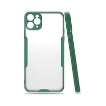 Mey İthalat Apple Uyumlu iPhone 11 Pro Max Kılıf Platin Silikon - Yeşil
