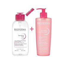 Bioderma Sensibio H2O 850 ML + Sensibio Gel Moussant Foaming Gel 500 ML