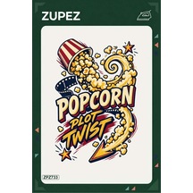 Zpz733 Popcorn Plot Twist Ütüyle Uygulanabilir Transfer Baskı - 911529589