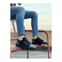 Boa Ba0104 Bağcıklı Siyah Ekose Süet Siyah Taban Spor Klasik Erkek Ayakkabı Çok Renkli