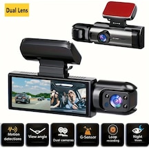 Motion003 Araç İçi Ve Ön 1080p 480p Dual Kamera Dash Cam Ir Gece Görüş M8-hafızasız