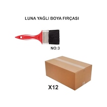 No 3 Luna Yağlı Boya Fırçası, 12 Adet