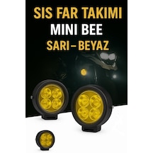 Mini Bee 80w Universal Motosiklet Led Sis Far Takımı