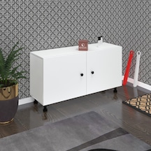 Kenzlife Ayakkabılık Yemeni3 Byzbyz 53 120 32 Kapaklı 3 Raflı 18 Çift Ayakkabı Kapasitesi Ahşap