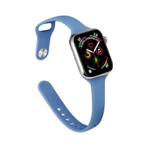 Newface  Apple  Uyumlu Watch 42mm Klasik Kordon - Koyu Mavi