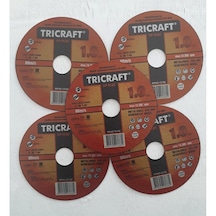 Trıcraft Metal Kesici 5 Adet Inox Kesici Taş 115x1.0x22.2 Mm