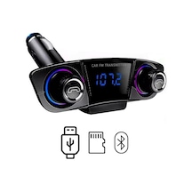 Ayyt Powermaster Pm-22010 Bluetooth Sd Hafıza Kartı Aux Flash Bellek Fm Transmitter Oto Araç Çakmaklık Müzik Aktarıcı