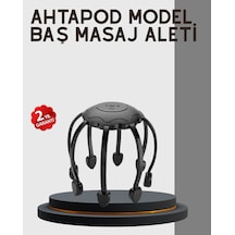 Çok Noktalı Elektrikli Kafa Masaj Cihazı 3 Modlu Rahatlatıcı Masaj Açık Lacivert