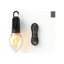 Vios Store Solar Ve Type-c Şarjlı Kamp Lambası / 3 Kademeli Işık, Şarj Göstergeli, Asılabilir Suya Dayanıklı Çok Renkli