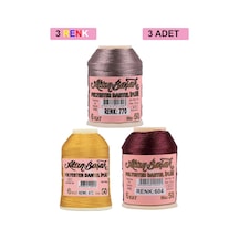 3 Adet Altınbaşak Oya Ve Dantel İpi 20 Gr - Royaleks - No: 672 - 604 - 770