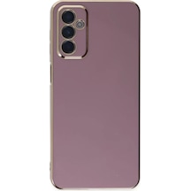Newface Samsung Galaxy Uyumlu M23 Kılıf Volet Silikon - Mor Belirtilmemiş