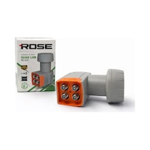 Rose Rg-400 Quad Lnb Dört Çıkışlı Unıversal 0,1 Db Full Hd 4k Uyumlu Uydu Lnb