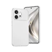 Newface Huawei Honor 600 Lüx Şeffaf Silikon - Şeffaf Diğer