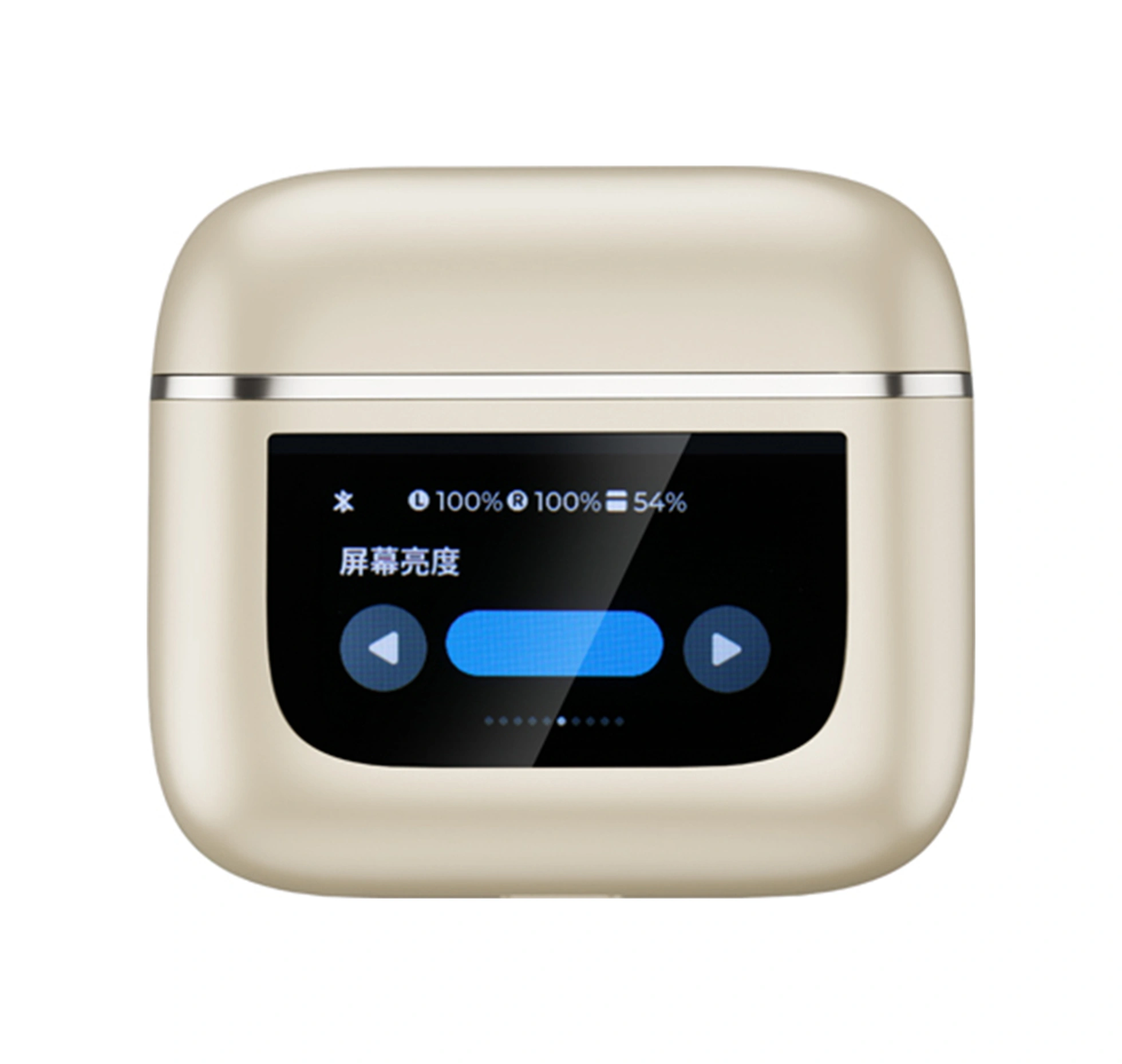 Dofolink Altın V8 Bluetooth 5.3 Kulaklık: Lcd Renkli Ekran, Dokunmatik Kontrol, Anc Gürültü Engelleme, 6 Saat Çalma Süresi