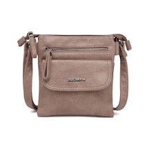 Smart Bags Çapraz Askılı Mini Boy Dikey Tasarım Günlük Telefon Ve Pazar Çantası Vizon