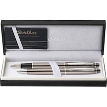 Scrikss Tıtanıum Tükenmez Kalem Dolma Kalem Set 35