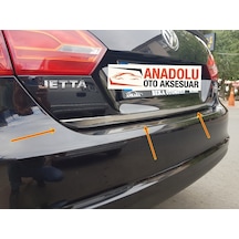 Volkswagen Jetta Formlu Krom Bagaj Alt Çıtası 2011-2014 N11.18949