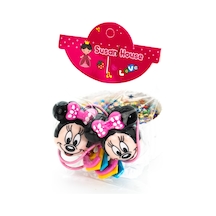 Biem Mickey Mouse Lastik Toka Açık Pembe Gold/gümüş