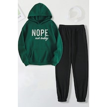 Uyguntarz Unisex Nope Baskılı Eşofman Takımı Yeşil