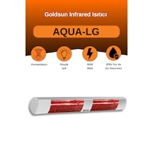 Aqua 3000 Watt Gsa30lg Düşük Işıklı Kumandasız Elektrikli Isıtıcı