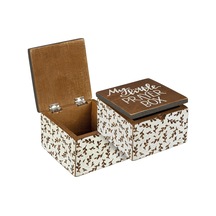 Lexroo Menteşeli Ahşap Kutu - My Little Prayer Box Çok Renkli