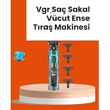 Vgr V-695 Şarjlı Saç Sakal Tıraş Makinesi 2600mah Batarya Ve Kılavuz Taraklı