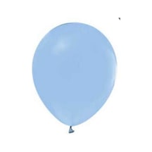 Balon Düz 10 İnc Makaron Mavi Pk:100 Çok Renkli