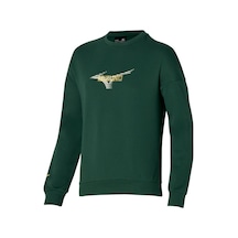 Mizuno Mızuno Graphic Crew Erkek Sweatshirt Yeşil