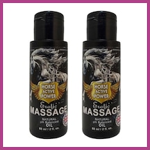 Gees Global Hors Active Power Fantezili Etkilerde Vücut Masaj Yağı 60 Ml 2 Adet Gbzs