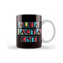 Alea Iacta Est Latin Language Phrase Motivation Saying Dice Kupa Bardak Porselen Karışık