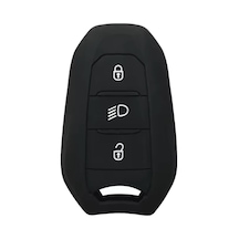 Peugeot 208 308 508 2008 3008 5008 Rifter Uyumlu Silikon Anahtar Kılıfı