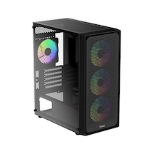 Gamma C50 Siyah Argb Tempered Glass Gamma P650 650w 80+ White Usb 3.0 Matx Mini Tower Kasa