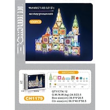 7.5cm Işıklı Blok 100 Parça