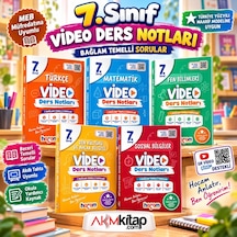 Hocam Anlatır 7. Sınıf Video Ders Notları Seti 5 Kitap