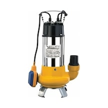 Vx35m 0.35 Hp Flatörlü Pis Su Foseptik Parçalayıcılı Dalgıç Pompa Açık Fanlı