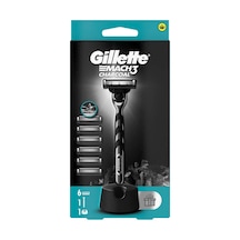 Gillette Mach3 Kömür Makine + 6 Yedek Tıraş Bıçağı - 4 Adet Tarı
