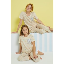 Siyah İnci Örme Pijama Takım 24107093 Çok Renkli