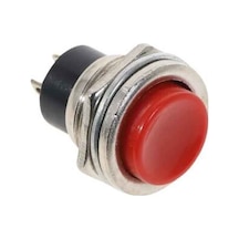 Yuvarlak 16mm Kırmızı Metal Buton Ds 212 Ic 180