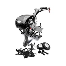 Staxx 2+1 K Serisi K75X Titanyum Şanzıman 6.5 Hp Benzinli Çapalama Makinesi Bıçak + Tekerlekle Dahil