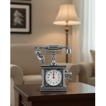 Nostaljik Telefon Tasarımlı Masa Saati Yüksek Sesli Alarm Diğer