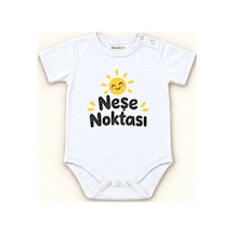 Babylimon Neşe Noktası Beyaz Kısa Kollu Çıtçıtlı Bebek Zıbını Beyaz - Neşe Noktası - 928161991 Beyaz - Neşe Noktası