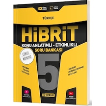 Hız Yayınları 2025 5. Sınıf Türkçe Hibrit - Konu Anlatımlı Soru Bankası Yeni Müfredat