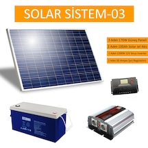 Güneş Enerji Paneli Solar Paket  03