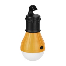 Yumuşak Işık Açık Asılı Led Kamp Çadırı Ampul Balıkçılık Fener Lamba Turuncu Siyah