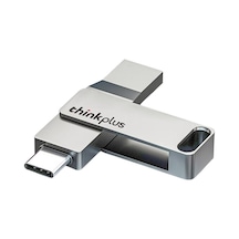 Hallow Thinkplus MU90 256 GB Usb3.2 + Type-C U Disk Flash Sürücü Gümüş