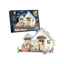 Dıy Sesli Işıklı Kedi Evi - 525 Parça