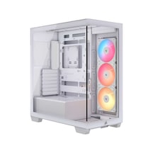 3500x Rs-r Beyaz 3x120mm Argb Fan Temperli Cam Usb 3.2 Mid Tower E-atx Gaming Kasa Cc-9011323-ww
